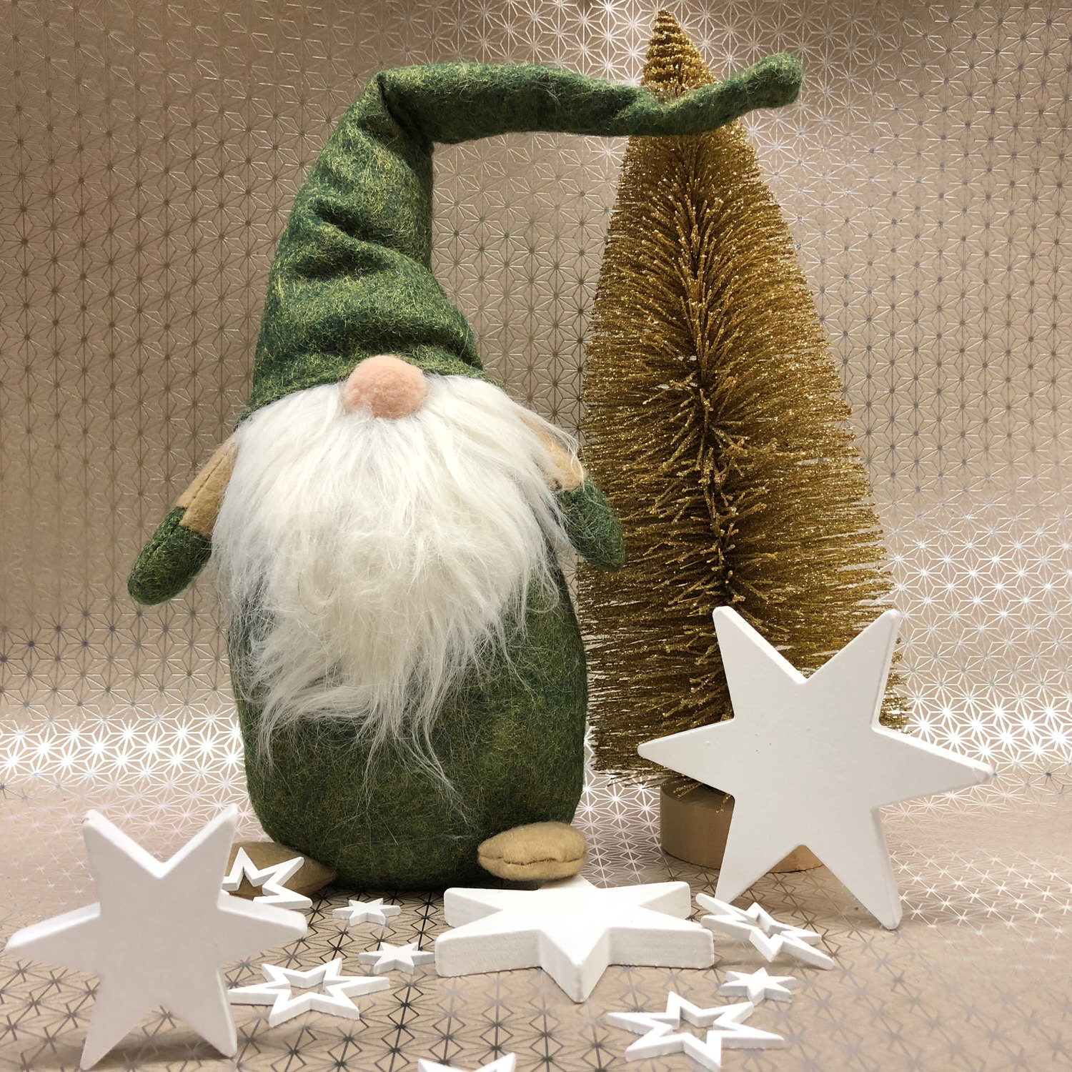 Holz Sterne 3er Set Als Weihnachtsdeko – Aus Echtholz, Silber, 6/8/10 Cm, Zum Hinstellen Oder Liegen