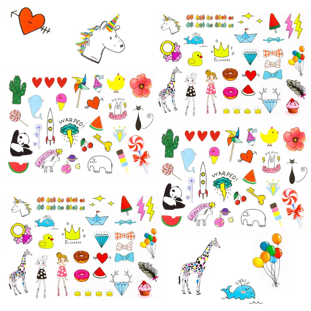 Fußball Tattoos Für Kinder – 20 Blätter Mit 200+ Motiven, Wasserdicht & Hautfreundlich, Perfekt Für Geburtstagspartys
