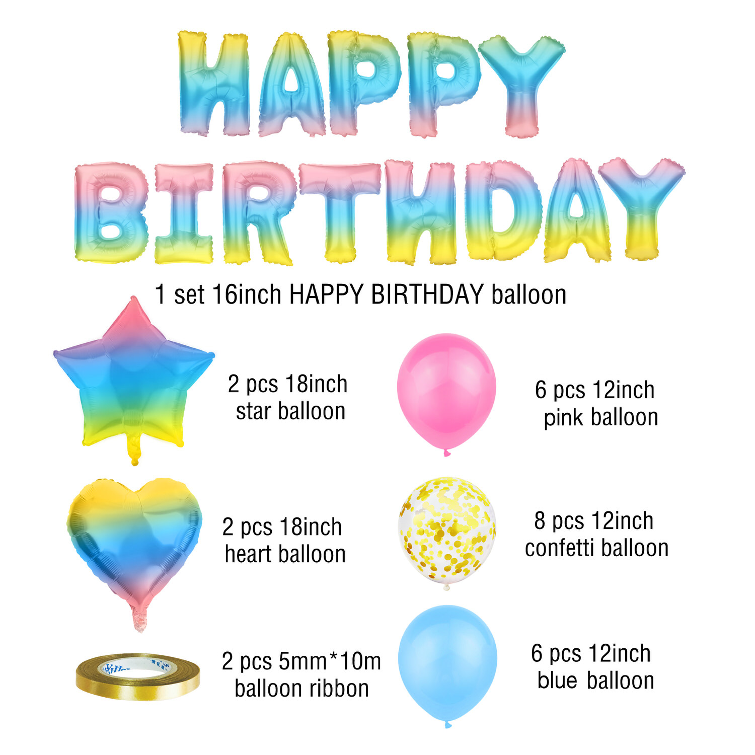 Geburtstagsdeko Für 14. Geburtstag – Schwarz-Weiß Dekoration Set Mit Folienballons, Banner & Konfetti