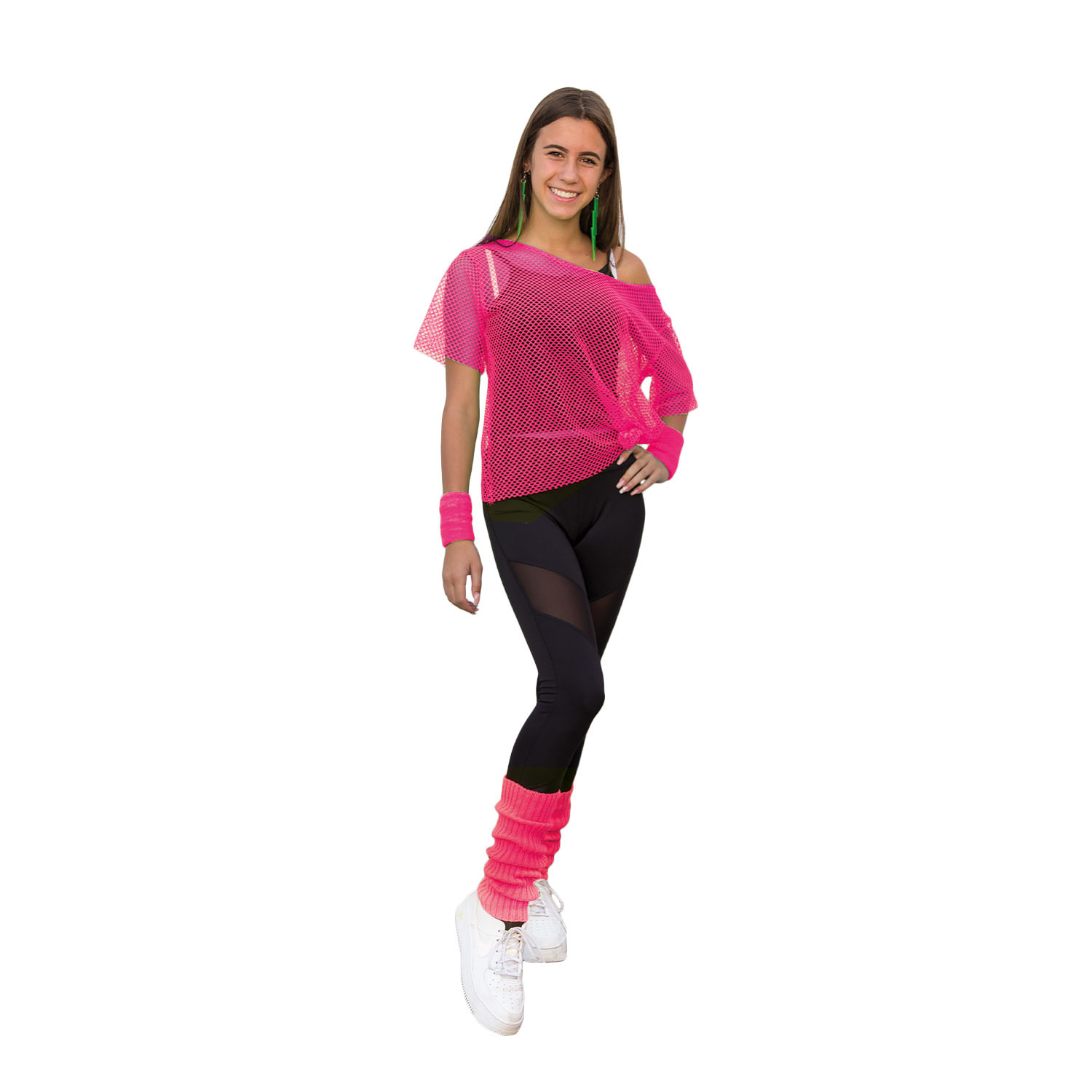 Trendiges Damen Netzoberteil – 2er Set In Neonfarben Für Party & Sommer
